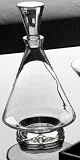 Review   / Tall Glass Clear Liquor Decanter & Stopper Designer NEW
