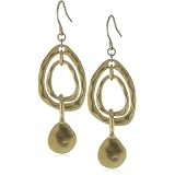 Kenneth Cole New York Goldtone Circle Drop Ear