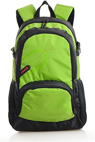 Manwei Roxy new outdoor mountaineering shoulder bag computer bag tidal wave of men women riding package Travel Backpack , Green