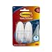 Command Designer Medium Plastic Hooks, Water-Resistant Strips, 2-Hook, 4-Strip