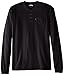 Key Apparel Men's Big & Tall Heavyweight 3-Button Long Sleeve Henley Pocket T-Shirt