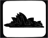 Decorated Mouse Pad with Australia, silhouette, "Sydney Opera House", landmark