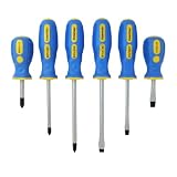 Great Neck 21010 Essentials 6 Piece Sscrewdriver Set with Storage Rack