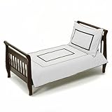 Baby Doll Bedding Hotel Style Toddler Bedding Set, White