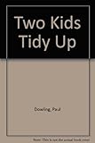 Two kids tidy up