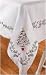 Bucilla Christmas Holly Tablecloth Stamped Embroidery-60 Inch X90 Inch