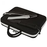 AM “Eazy” Notebook Tasche 12″-14″ , schwarz/hellgrau