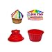 from PRIME FURNISHING Giant Cupcake Mould / Big Top Cupcake Bake Set / Baking Model SA055-10