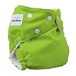 Fuzzibunz One Size Diaper, Apple Green, 10-45 Pounds