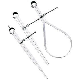 LARGE INSIDE OUTSIDE DIVIDER CALIPER 3-PIECE SET by Hawk