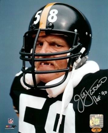 Jack Lambert Autographed Pittsburgh Steelers 8x10 Photo