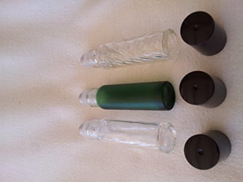 Only Survival - Doterra Branded Key Chain Roll on Case with Trio Roll on Glass Bottles ... Perfect for Oils! Keychain with Stainless Steel Roll on Tips,