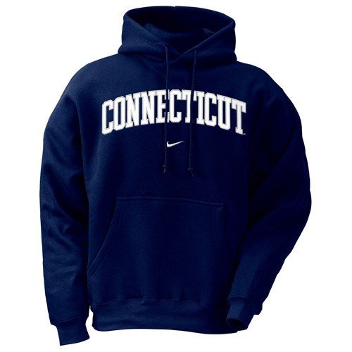 Nike Connecticut Huskies (UConn) Navy Blue Classic Hoody Sweatshirt