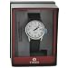 Timex 2H281 Men's Round Silver-Tone Easy Reader Dress Watch with Black Genuine Leather Band - Attractive GIFT BOX