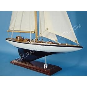 Enterprise Americas Cup Yacht Model Sailboat 20 Sail Boats Classic Models Nautical... by 