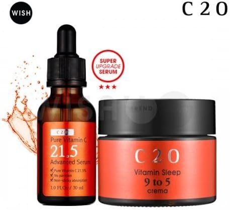 [Ost Set]pure Vitamin C21.5. Advanced Serum+vitamin Sleep 9 to 5crema-usa Seller-fast Shipping by naturalbeautycare