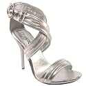 Womens Cross Strap High Heel Platform Sandals