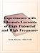Experiments with Alternate Currents of High Potential and High Frequency