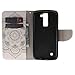 LG Escape 3 Case, LG Phoenix 2 Case, LG K8 Case, Everun [Kickstand Feature] [3 Card Slots]Flip Wallet Protective Case Cover for LG Escape 3 / LG Phoenix 2 / LG K8