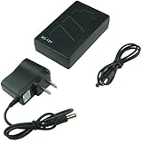 HitLights  Rechargeable 3800mAh Lithium Ion Battery Pack with DC Connector, 12 volt, Black