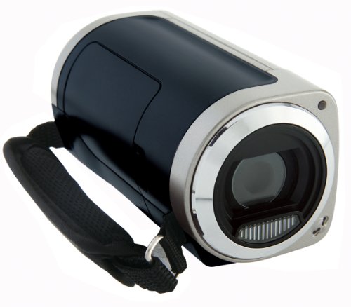 JayTech JAY-tech TDV1120 VideoShot Camcorder mit integriertem Mikrofon (3 Megapixel, 4-fach digitaler Zoom, 6,1 cm (2,4 Zoll) TFT LCD-Display) sil ...