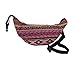 Medium Size Tribal Aztec Fabric Fanny Pack, Fits up to 49 in Waist