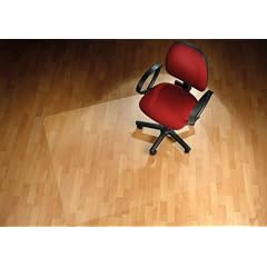 Floordirekt PRO - 12 Gr��en zur Wahl - Polycarbonat Bodenschutzmatte transparent mit T�V f�r Hartb�den