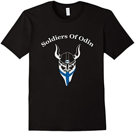 Men's Soldiers Of Odin T Shirt - Soldiers Of Odin Finland T Shirt XL Black