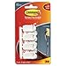 Command 17301 - Cord Clip w/Adhesive, White, 4/Pack-MMM17301
