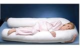 from softouch Comfort U Total Body/ Full Body Non-Allergenic(DOWN LIKE Pillow)+FREE PILLOW CASE 100 COTTON-CREAM