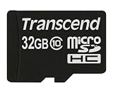 Transcend microSDHC�J�[�h 32GB Class10 �ϊ��A�_�v�^���� (�������ۏ�) TS32GUSDC10