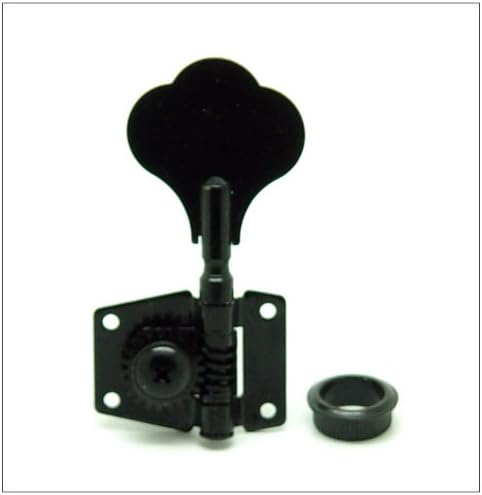 5 Pcs New 4r+1l Bass Tuners for Fender 5 Strings Bass Guitar Black