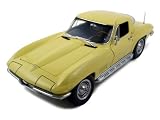 1967 Corvette Sting Ray Sunfire Yellow 1/18 Exoto