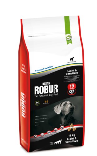 1 X Bozita Robur Light & Sensitive 4kg Hundefutter trocken