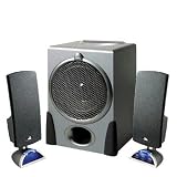 OEM SLVR 3 PC SUBWOOFER/ SUBWSATELLITE SYST 68WATTS