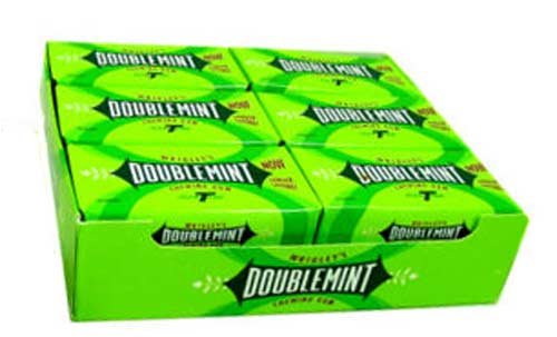 Wrigley's Doublemint Chewing Gum, 17-stick Plen-t-paks (Pack of 12) by Wrigley's