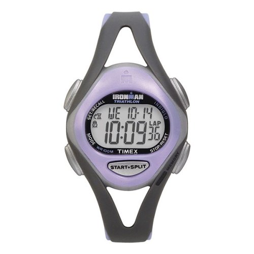 Timex Women's T5E511 Ironman Sleek 50-Lap Resin Strap Watch