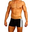Mens New Side Stripe Boxer Swimsuit Gary Majdell Sport