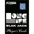 NTP Poker Black Jack Jumbo Index Plastic Playing Cards (Blue)