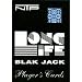 NTP Poker Black Jack Jumbo Index Plastic Playing Cards (Blue)