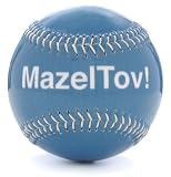 Mazel Tov Baseball with Turf Stand