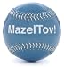 Mazel Tov Baseball with Turf Stand