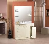 Ceramic Vanity - Marble Counter top - porcelain undermount sink DLVRB-315-108