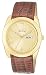 Citizen Men's Eco-Drive Gold-Tone Leather Watch #BM8002-01P