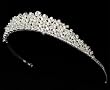 Wedding Tiara Bridal Headband with Rhinestone & Pearl 217