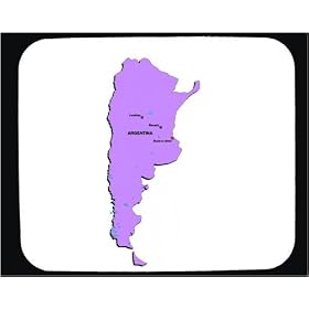 Mouse Pad with map, vector, latin