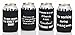 Funny Beer Quotes Cozy Variety Pack #1 (As Shown) ~ Collapsible Neoprene Can Coolers ~ Gifts for Beer Lovers, Dad, Boyfriends, Housewarming, Stocking Stuffers, Alcohol Related Gift