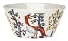 iittala Taika 20-Ounce Bowl, White with Design