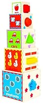 Hape - Early Explorer - Pyramid of Play Wooden Nesting Block Set
