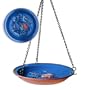 Garden Song� 4103-4 Terra Cotta Lily Pad Hanging Birdbath